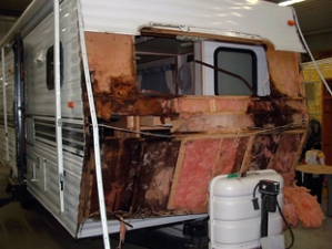 Owatonna RV Services rotten wood replacement